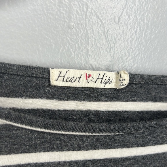 B2 Heart <3 Hips Striped MIDI Dress - Picture 5 of 5